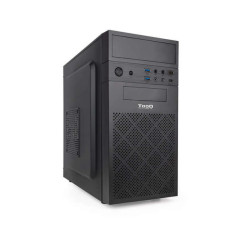 Tooq Micro-ATX/Mini-ITX Mini Tower Case - Supported 3.5", 2.5" Drive - USB3.0, 2.0, Card Reader - 120mm Fan Included